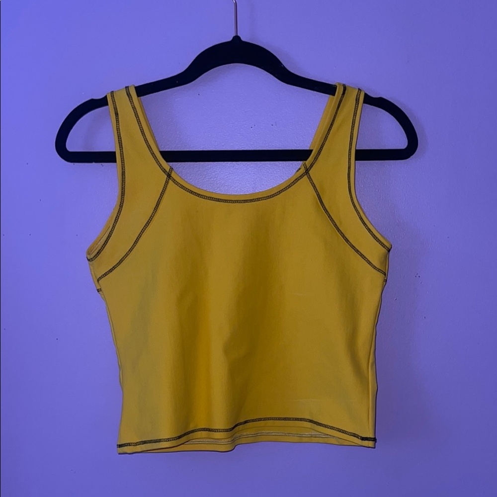 Yellow Sleeveless Women's Top